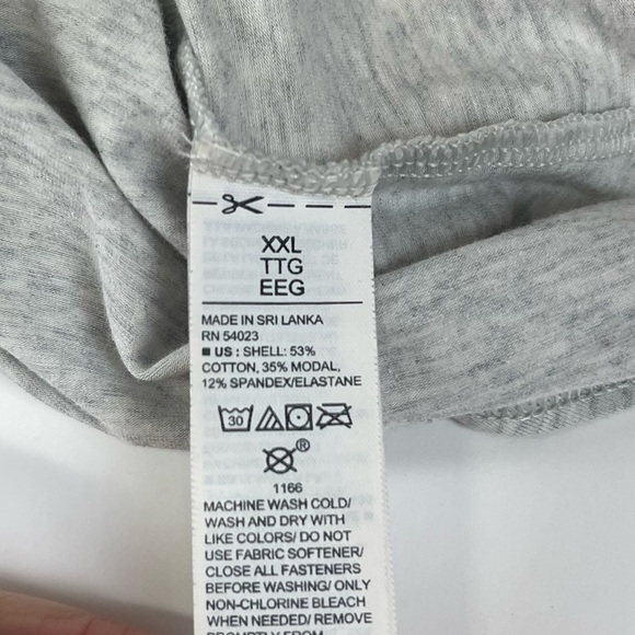 Old Navy Bodysuit Womens Size XXL Gray Sleeveless One Piece Snap Closure - Picture 6 of 9